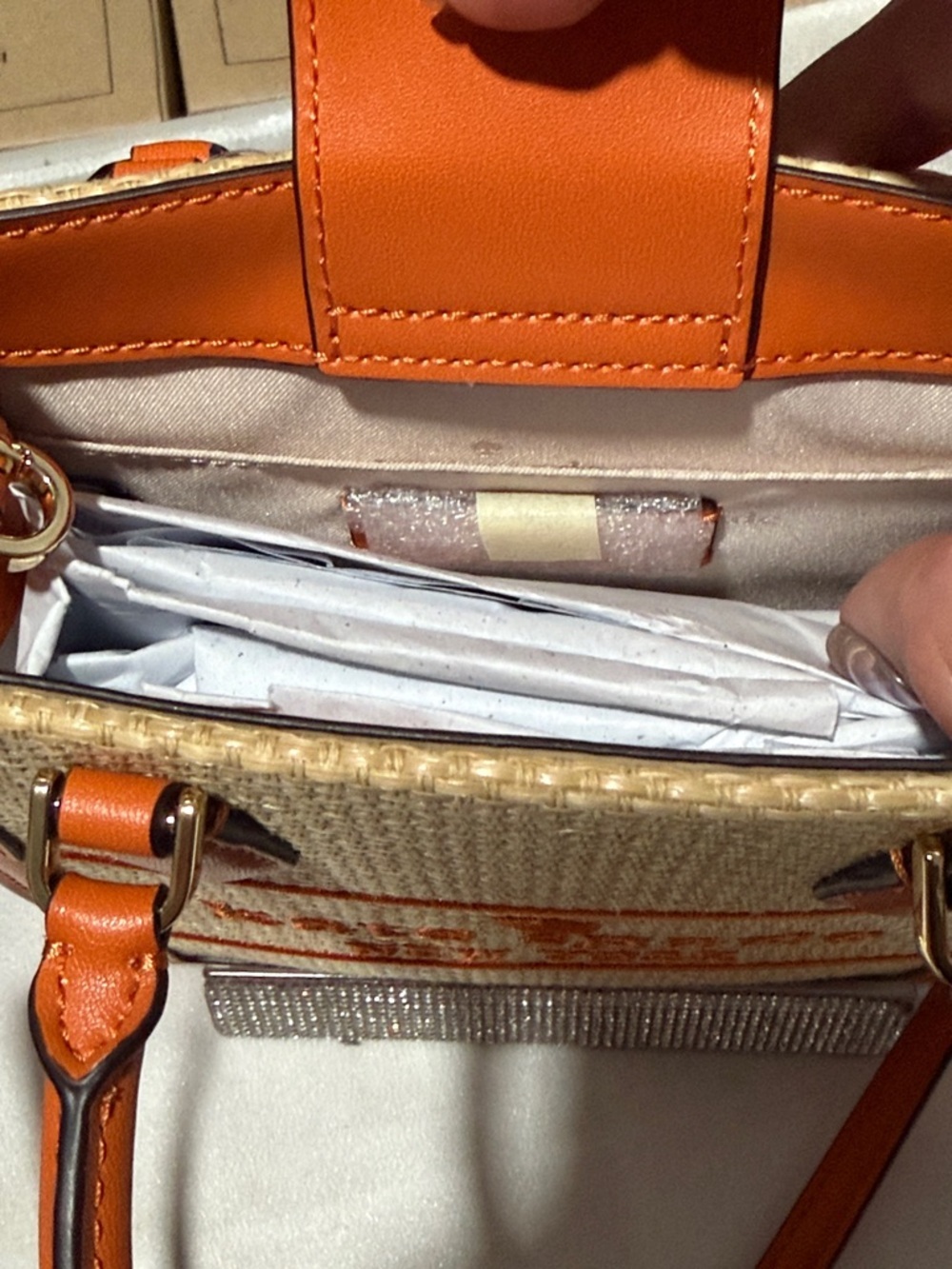Kate Spade Mini Ellie Orange crossbody bag - Picture 6 of 7